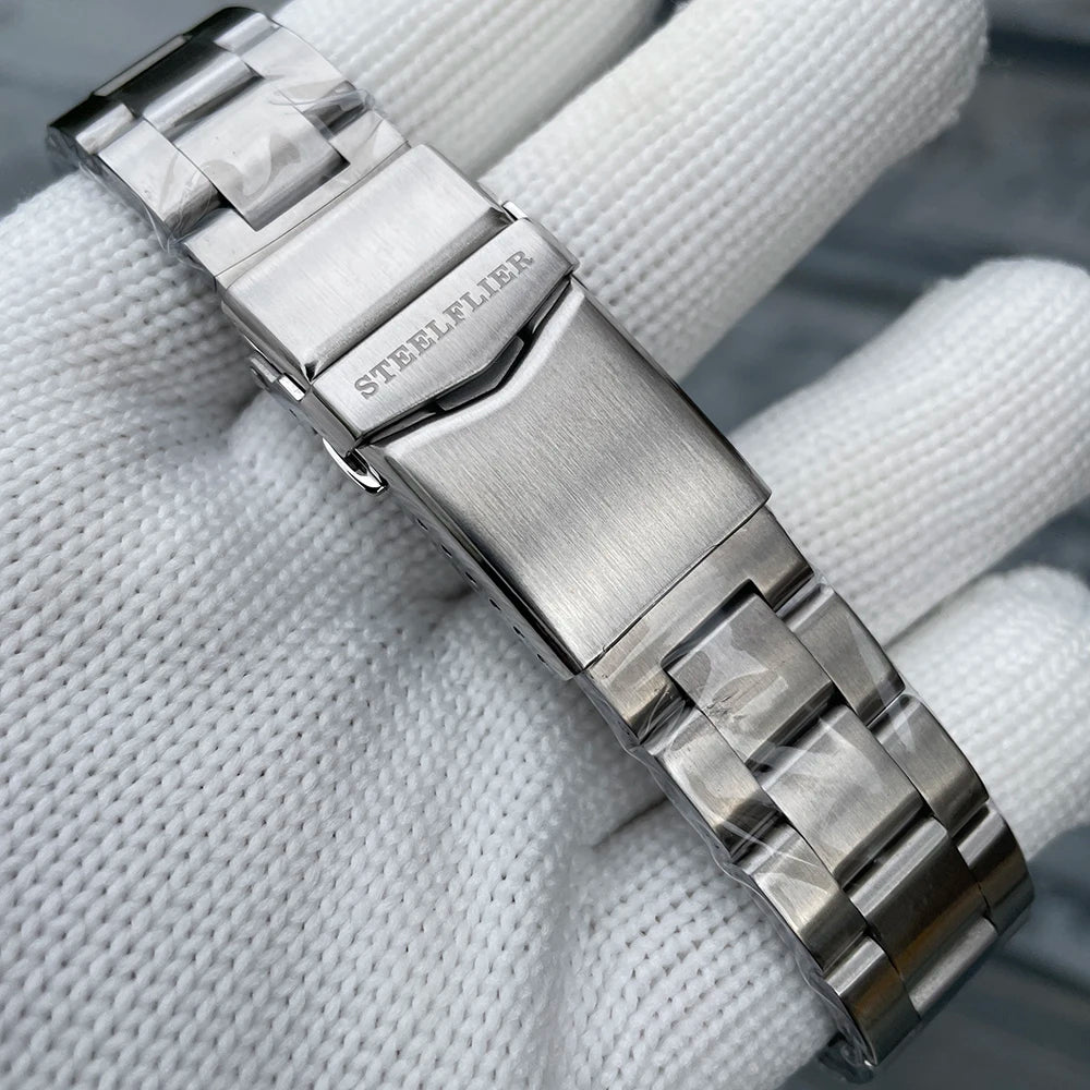STEELFLIER Ufficiale SF792 GMT Orologio da polso meccanico Movimento NH34 Super BGW9 C3 Luminoso Impermeabile fino a 200 m Orologio da immersione di lusso da uomo