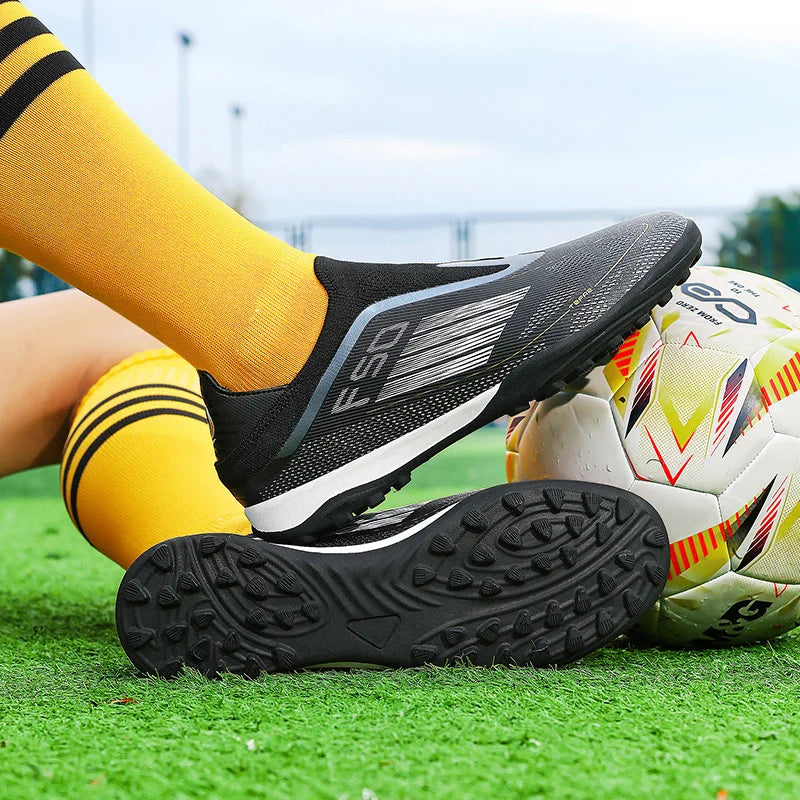 Neue Herren-Fußballschuhe für Kunstrasen – bequeme Fußballschuhe, Sport-FG-Rasenschuhe, Futsal, rutschfest, Outdoor, für Erwachsene, ultraleicht und rutschhemmend