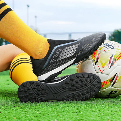 Neue Herren-Fußballschuhe für Kunstrasen – bequeme Fußballschuhe, Sport-FG-Rasenschuhe, Futsal, rutschfest, Outdoor, für Erwachsene, ultraleicht und rutschhemmend