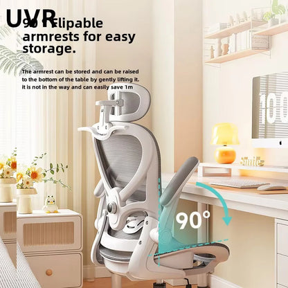 UVR Ergonomic Office Chair Breathable Mesh Computer Chair with Adjustable Height, Comfortable Gaming Chair, Swivel Executive Desk Chair with Armrests
