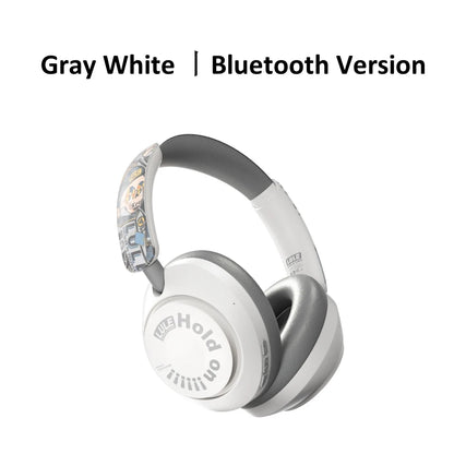 Écouteurs hybrides à suppression active du bruit, casque sans fil Bluetooth 5.4 sur l'oreille avec micro, autonomie de 200 heures, transparence, application personnalisée