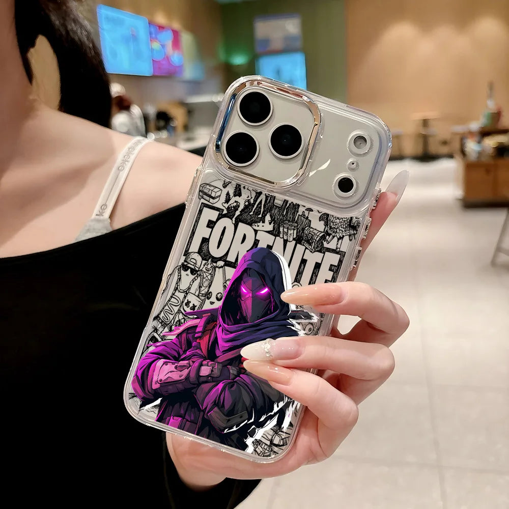Capa de telemóvel Cartoon Battle Royales Fortnites para Xiaomi Mi 15 14T 14 12T 11T 11 Lite Poco M7 X7 X6 F5 F6 X5 X4 GT Pro 4G 5G