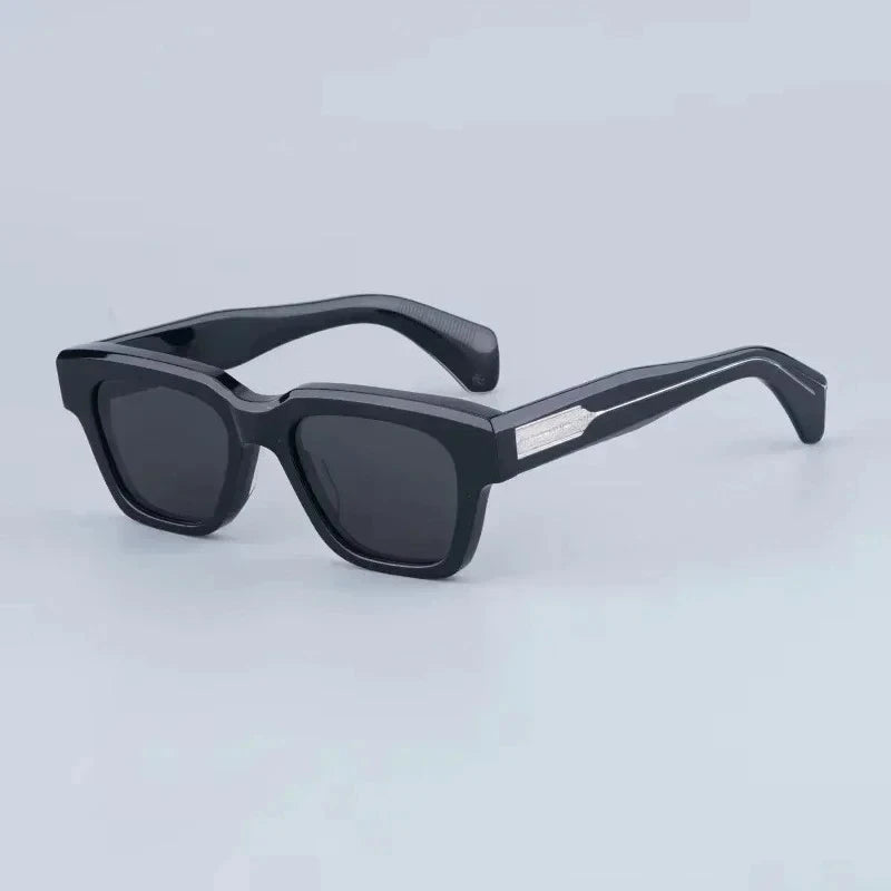 JMM Fellini Sunglasses Square High Quality High Street Punk Uv400 Men and Women Eyeglasses for Optical Prescripiton with Case