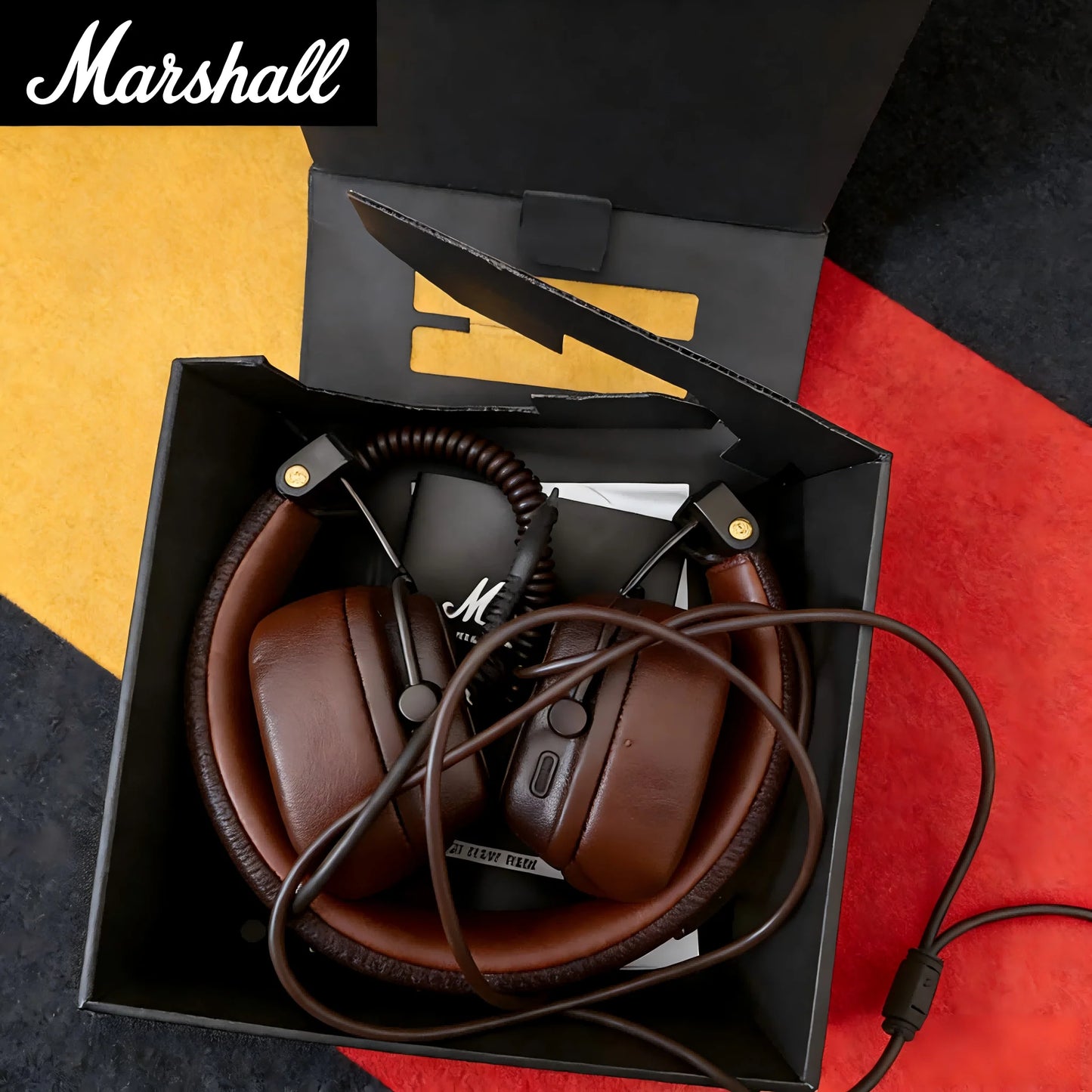 Marshall Major V 5 kabellose Bluetooth-On-Ear-Kopfhörer – satter Bass, Stereo-Sound, Sport- & Gaming-Headset mit Mikrofon, kabelloser & kabelgebundener Kopfhörer