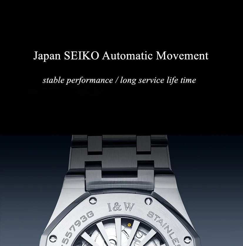CARNIVAL Mens Mechanical Watch Brand Luxury Sapphire NH36 Movement Automatic Wrist Watches 50m Waterproof for Men Reloj Hombre