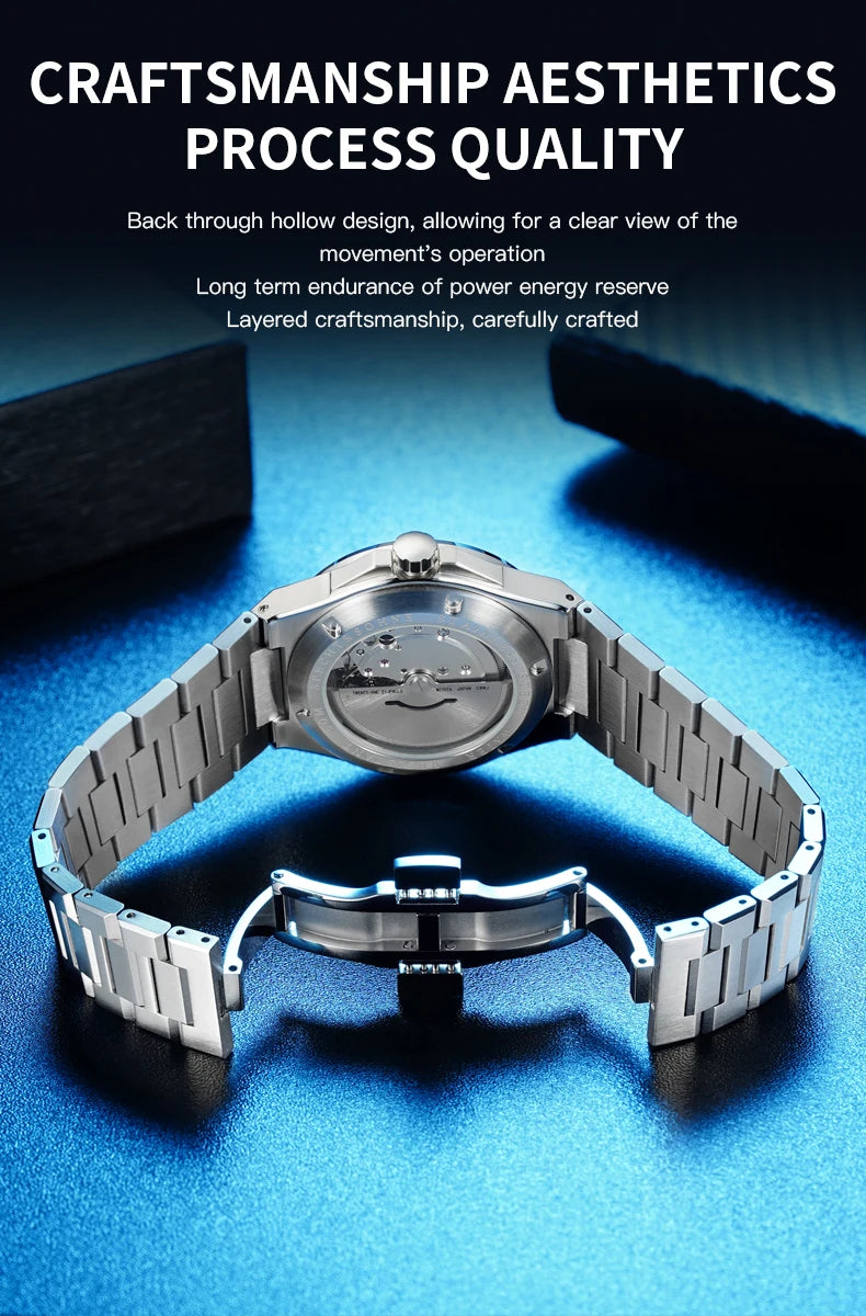 Relógio Masculino Specht&Sohne 2025 Novo 38MM Automático, Movimento Japonês Miyota 8215, Aço, Vidro de Safira, Reloj Homb Impermeável