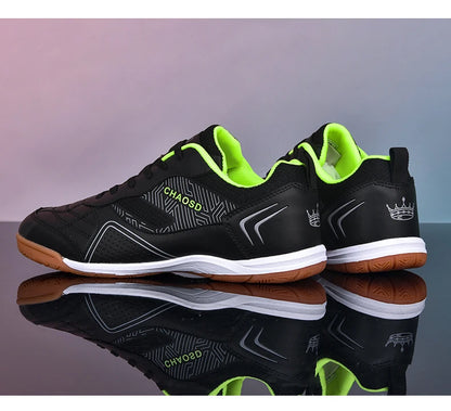 Professionelle fodboldstøvler til mænd, skridsikre futsal-træningssko, slidstærke, ultralette sneakers til udendørs og indendørs brug, unisex