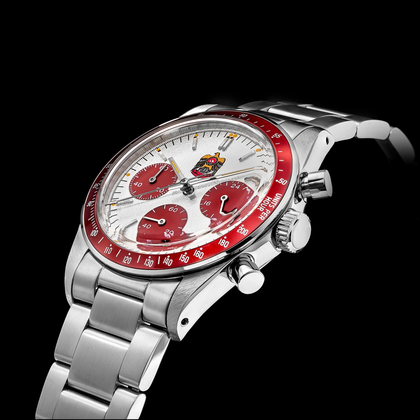 Thorn T010 37mm Quartz Watch VK63 Movement Mens Chronograph Watch Sapphire K9 Glass Luminous Waterproof Fashionable Retro Watch