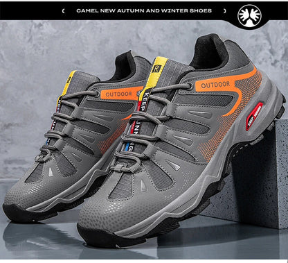 New Outdoor Men's Shoes Men's Anti Slip mountaineering Shoes Travel Hiking Adventure Footwear Fashionable Casual Sneaker