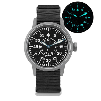 militado ML10 Quartz Watch VH31 Sweeping Second Movement 316L sandblasted coating Sapphire BGW9 Luminous 100m Waterproof Watch
