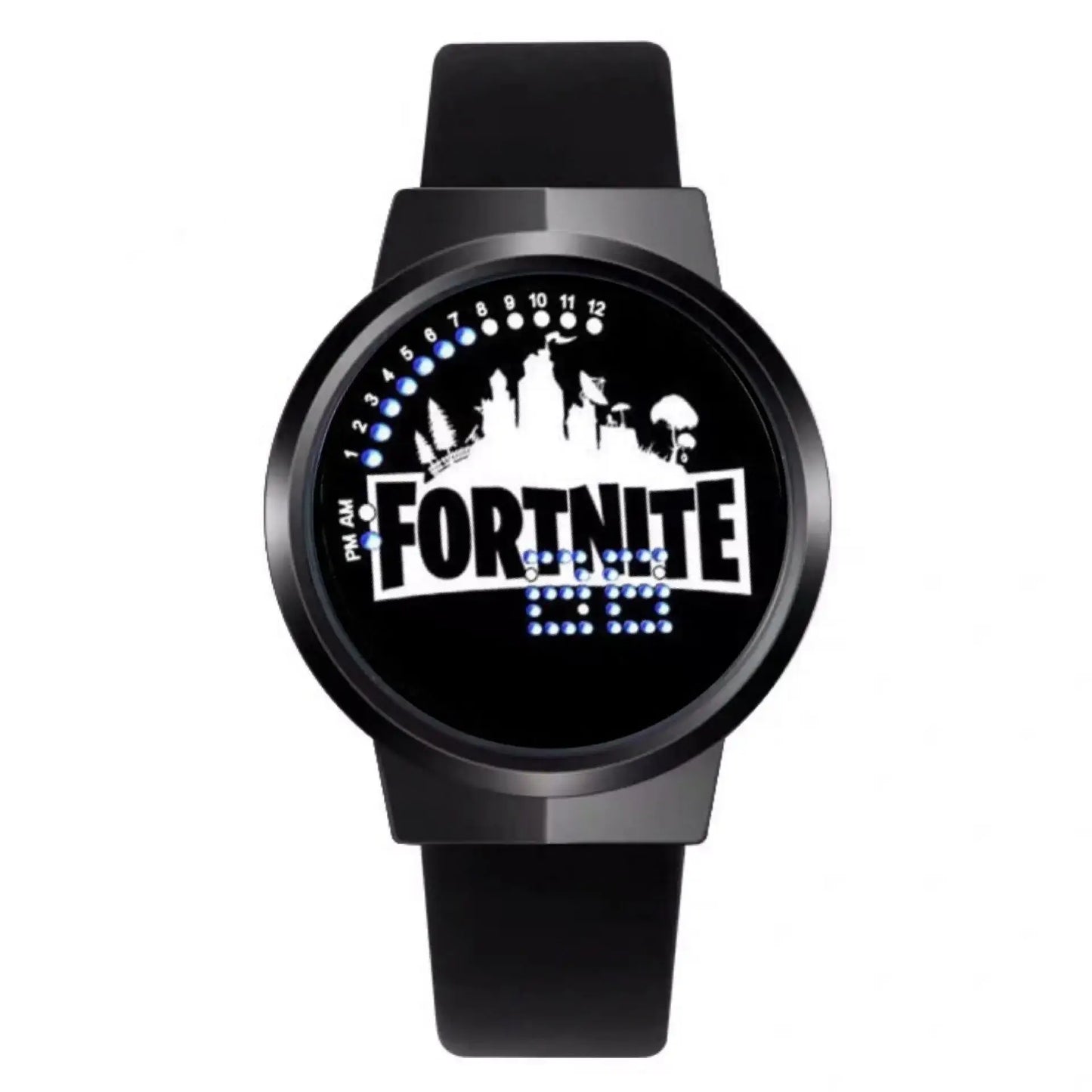 Ρολόι Fortnite Cute Fashion Cartoon Personalized Kawaii με φως νυκτός LED αφής, ηλεκτρονικό μαθητικό ρολόι, δώρο για φίλους