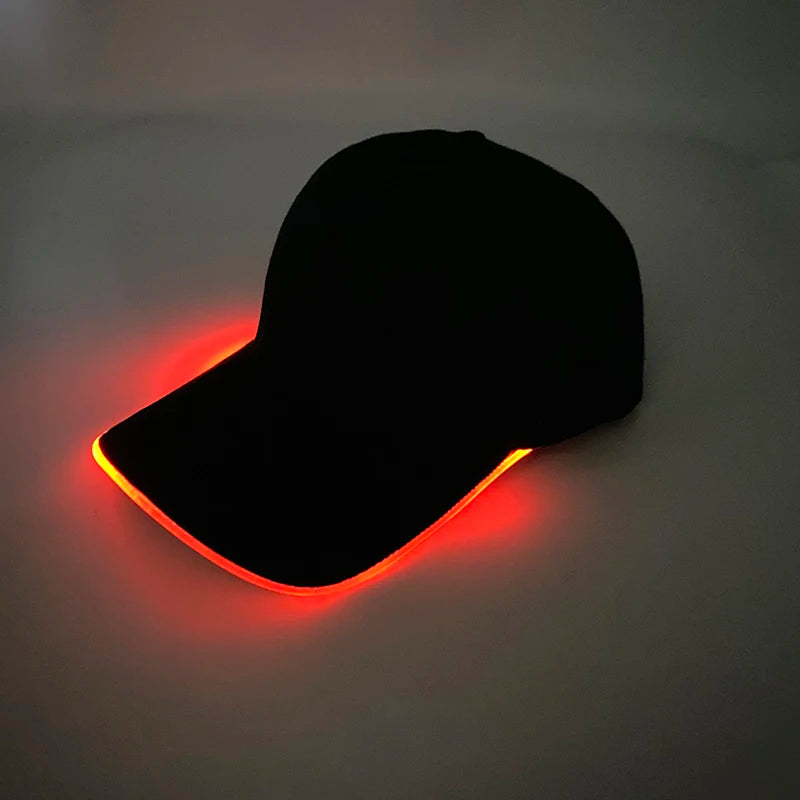 Modieuze lichtgevende baseballpet met LED-verlichting, hiphop-pet voor bar en club, fluorescerende hoed voor heren en dames, DJ-dansaccessoire en kostuumprop