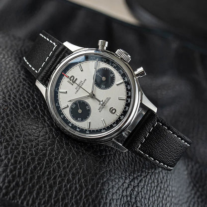 40mm Men Army Watch 1963 Pilot Mechanical Sugess Panda Wristwatch Sapphire Air Force Watches Chronograph Official ST1901Movement