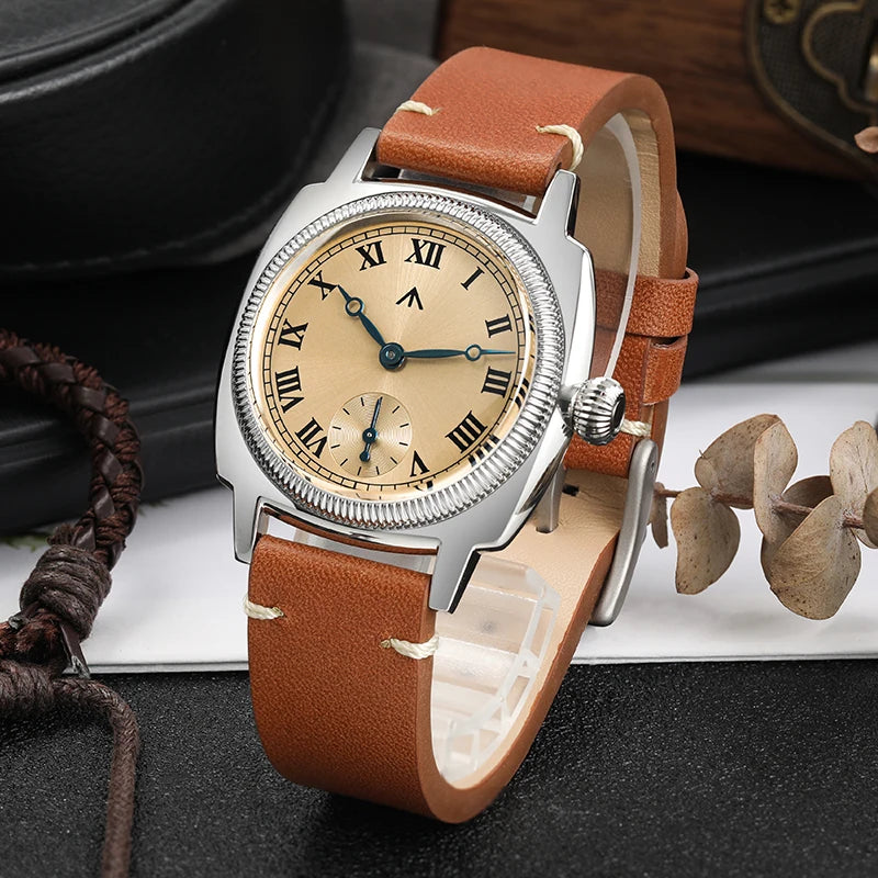 Militado ML03 Tribute 1926 VD78 Quartz Movement Watch Sapphire Crystal Stainless Steel Case Roman Dial 100M Waterproof Watches