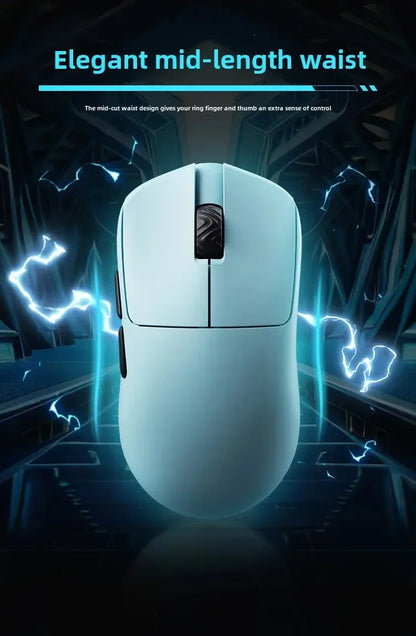 Rato sem fios esports SCYROX V6 não poroso 40g 750IPS com recetor 8k, resposta rápida, PixArt 3950, controlador web 8KHz de alta qualidade