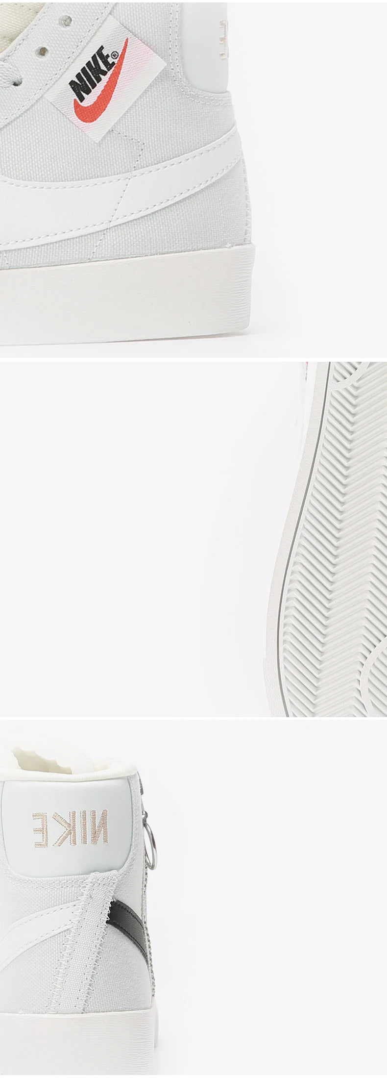 Nike originale, sæsonaktuelle, nye højtoppe casual-sko til kvinder BQ4022-400