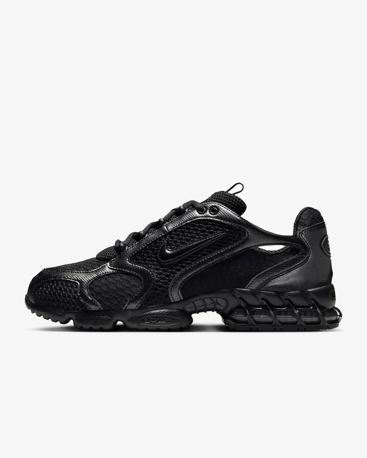 Nike Air Zoom Spiridon Cage 2 Унисекс ниски ежедневни обувки, издръжливи на износване, сиво-червени, за ежедневен стил CJ1288-600