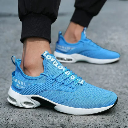 Sommer herresko i mesh, afslappede sportssko, forår/sommer-sko, tennis, letvægts-vandresko, sorte sneakers, populært produkt
