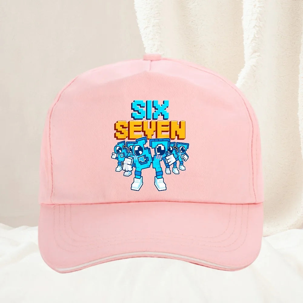 Meme 67 Six Seven 6 7 olasz Brainrot baseball sapka, férfi trucker sapka, tavaszi, alkalmi, szabadtéri, edzőtermi, napellenzős, snapback sapka