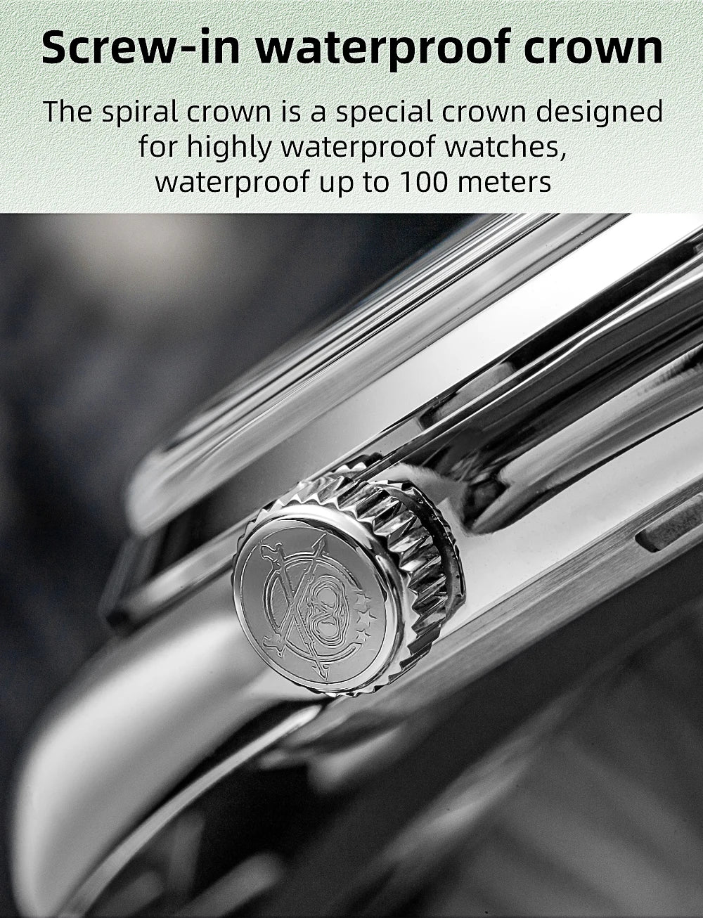 ADDIESDIVE 2024 New AD2066 Men's Watches Bubble Mirror Pot Cover Glass Stainless Steel Waterproof  Quartz Watch Man reloj hombre
