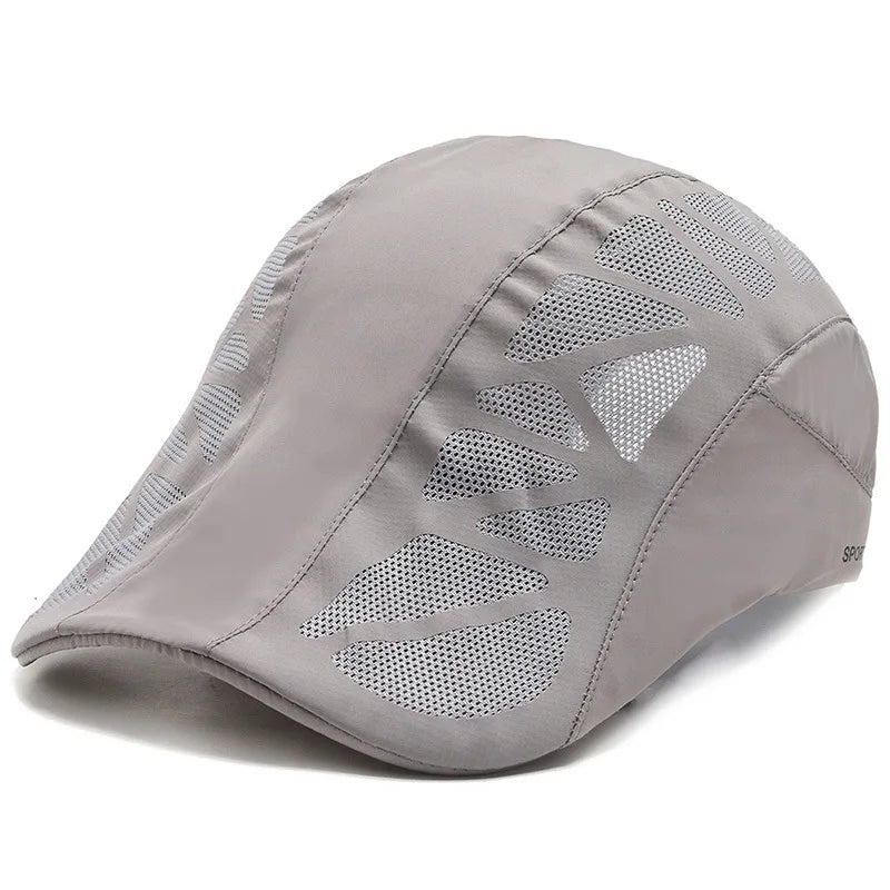 Unisex SPORTS betűs nyomtatású, gyorsan száradó baseball sapka, napszemüveg, szabadtéri nyári, lélegző hálós napellenző sapka, beret, napellenző, golf sapka
