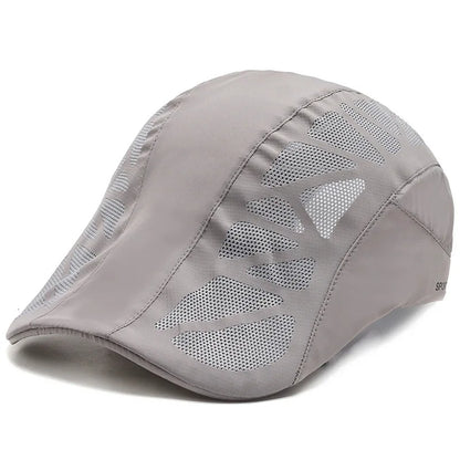 Unisex SPORTS betűs nyomtatású, gyorsan száradó baseball sapka, napszemüveg, szabadtéri nyári, lélegző hálós napellenző sapka, beret, napellenző, golf sapka
