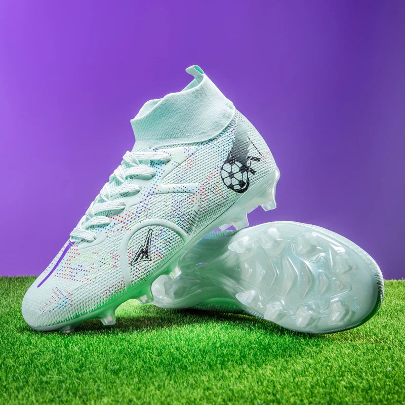 Nieuwe voetbalschoenen voor heren, ademende trainingsschoenen met noppen voor gras, lange spikes voor wedstrijden, indoor sneakers, ultralicht, dropshipping