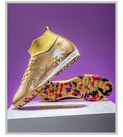 Nieuwe voetbalschoenen voor heren, ademende trainingsschoenen met noppen voor gras, lange spikes voor wedstrijden, indoor sneakers, ultralicht, dropshipping