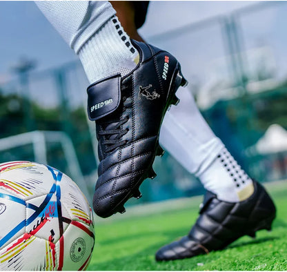 New Men's Football Field Boots Studded Society Indoor Cleats Soccer Shoes TF/FG Comfortable Unisex Outdoor Match Training Sneakers