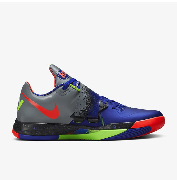 Nike KD 4 NERF auténticas para hombre, zapatillas de baloncesto bajas prácticas con amortiguación FQ8180-400