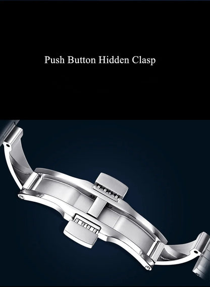 CARNIVAL Mens Mechanical Watch Brand Luxury Sapphire NH36 Movement Automatic Wrist Watches 50m Waterproof for Men Reloj Hombre