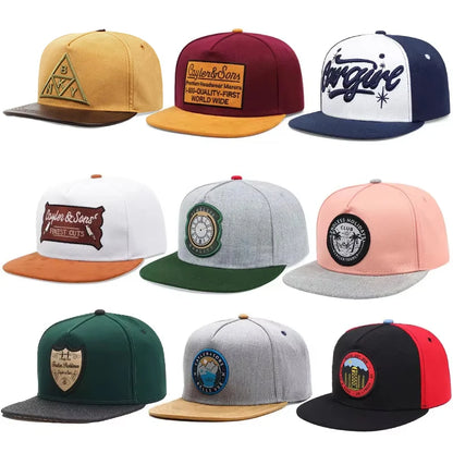 Luxury One Don't Mercy Cap Men Hats Flat Top Baseball Man Cap Women Men Adjustable Snapback Gorras Hombre Sports HipHop Sun Hat