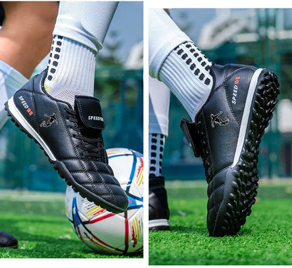 New Men's Football Field Boots Studded Society Indoor Cleats Soccer Shoes TF/FG Comfortable Unisex Outdoor Match Training Sneakers