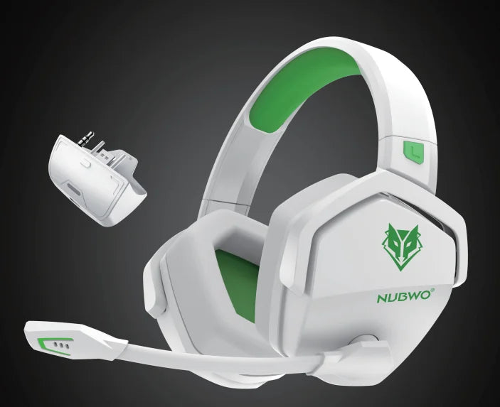 NUBWO G06 Pro Wireless Gaming Headset with Charging Station for Headset and PS5 Controller 17ms Low Latency Dynamic 50mm Drivers