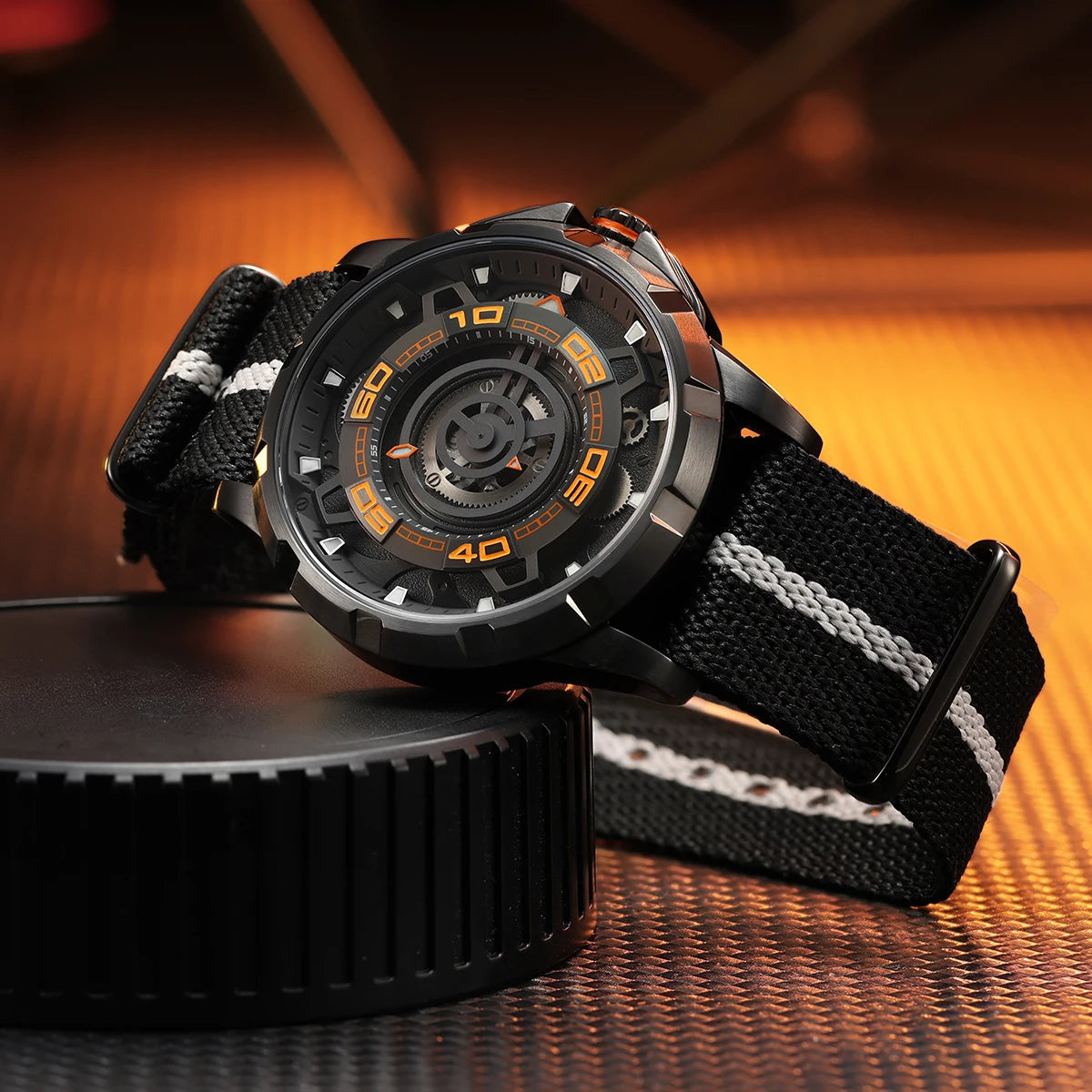 BERNY Automatic Skeleton Watch For Men 3D Dial 5ATM Luminous Sapphire 316L Steel MIYOTA 82S0 Mechanical Top Luxury Men's Watches