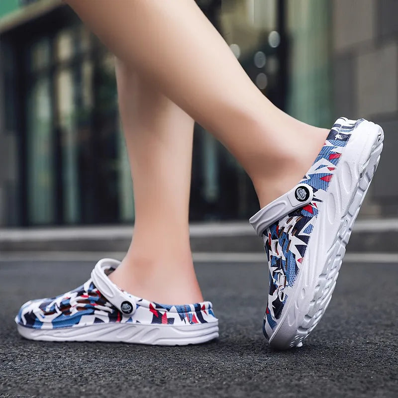 Nouvelle mode sandales hommes sabots sandales confortables respirant plage sandales hommes femmes sabots pantoufles fond souple hommes chaussures