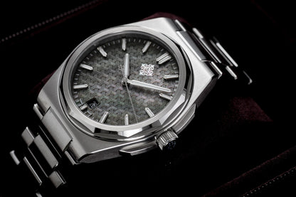 IX&DAO 2025 Neu 37mm Warrior Herren-Automatikuhr mit Miyota 9015 Uhrwerk, Saphirglas, Edelstahl, wasserdicht bis 10Bar, BGW