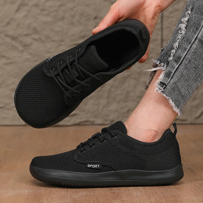 Barefoot Shoes, Men's Casual Running Sports, Breathable One-Foot Shoes, Lightweight and Minimalist Walking Shoes, Oversized