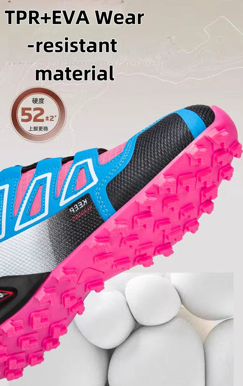 Scarpe da trekking da donna per attività outdoor, scarpe sportive da escursionismo, scarpe tattiche da caccia antiscivolo, scarpe da arrampicata traspiranti con lacci, ciclismo