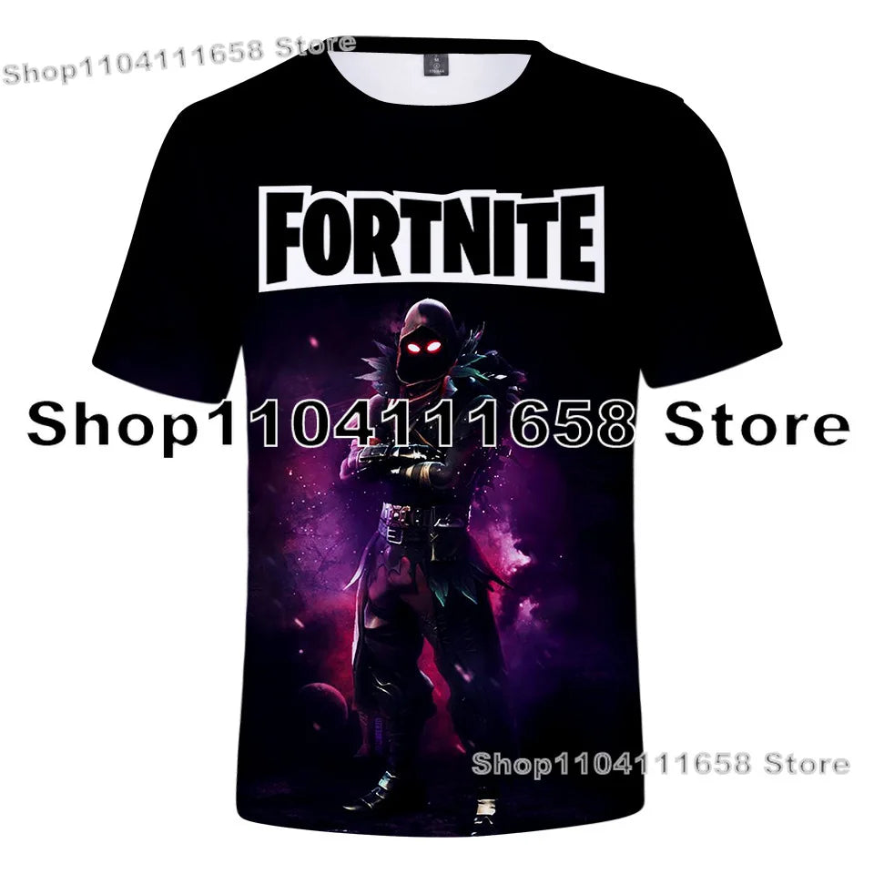 T-shirt Banana Peely da donna, bambini, F-Fortnite, maglietta da uomo con stampa 3D, Battle Royale Game, top estivi, regali di compleanno