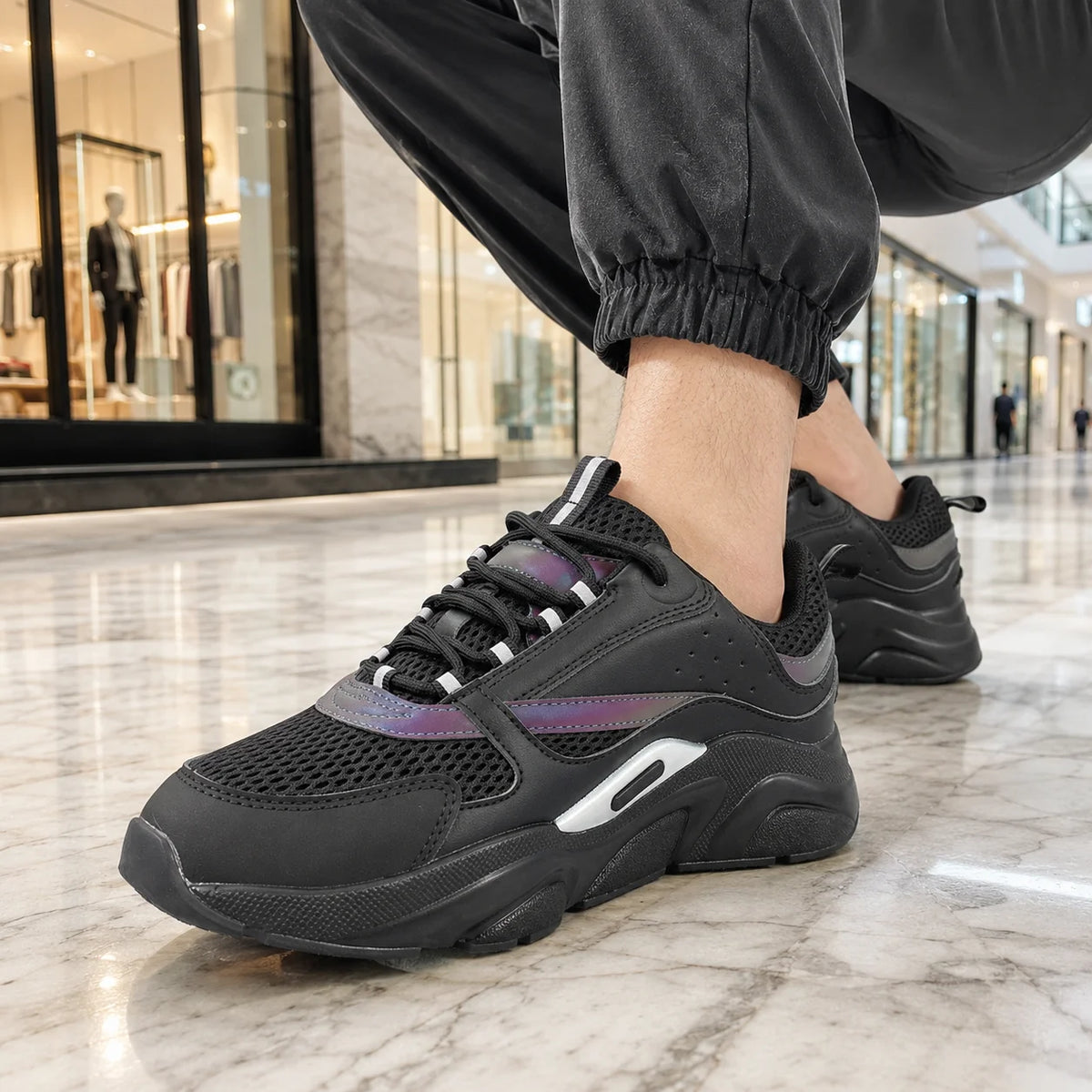 Chaussures décontractées pour hommes, sans logo, semelle épaisse, respirantes, baskets tendance, chaussures de marche confortables pour hommes, zapatillas hombre, chaussures de luxe pour hommes.