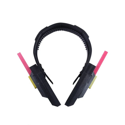 Pistola arma de D.Va Hana Song de Overwatch, accesorio cosplay tipo auricular, accesorio de cosplay y juguete para fiestas de Navidad y Halloween