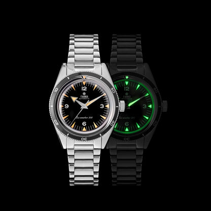Thron T026 38mm  Watch Sapphire Crystal 316L Stainless Steel PT5000/Swiss Ronda Automatic Movement Vintage Style Men's Watch