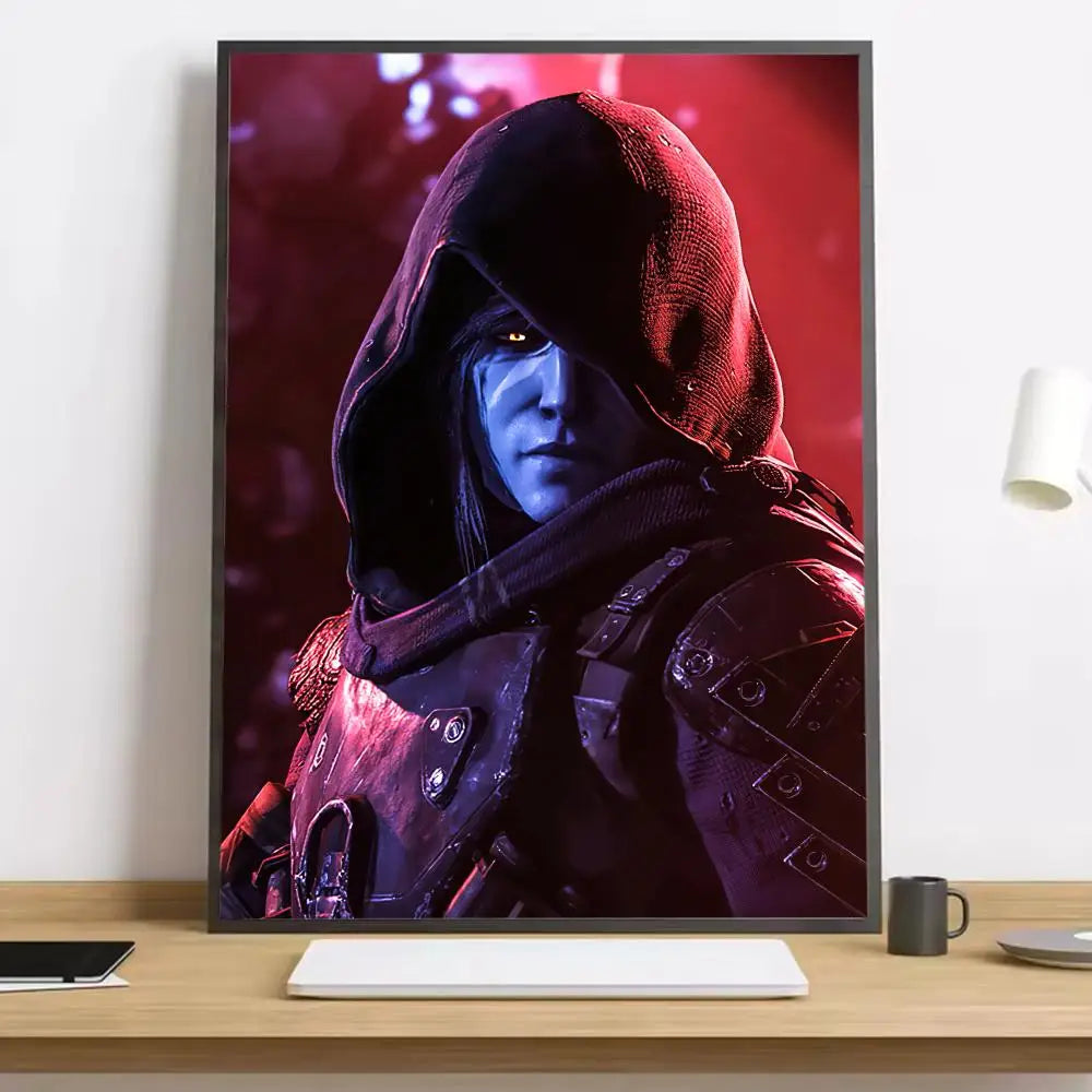 Movie Destiny 2 Painting Calligraphy Canvas Poster: Crease Free Waterproof Durable All Space Wall Decor