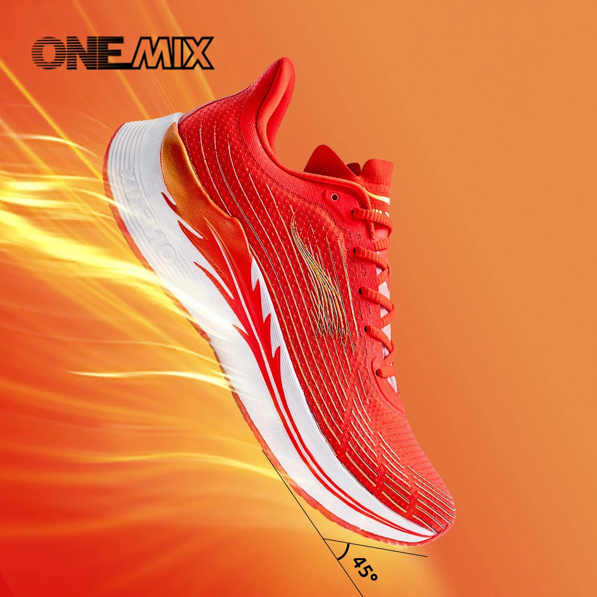 Onemix New Men's Marathon Running Shoes for Women, Breathable Lightweight Sneakers, Lace-Up Athletic Shoes, Comfortable, Light, and Soft