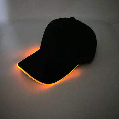 Modieuze lichtgevende baseballpet met LED-verlichting, hiphop-pet voor bar en club, fluorescerende hoed voor heren en dames, DJ-dansaccessoire en kostuumprop