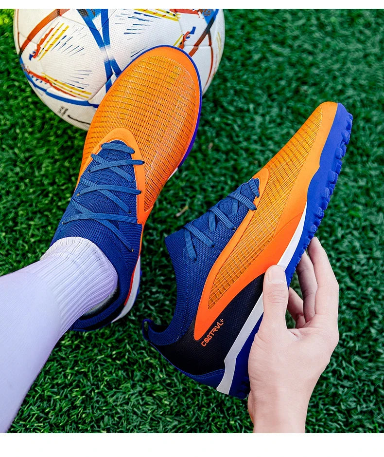 Chuteiras de Futebol para Homem Novas, com Pitons para Exterior, Respiráveis, Antiderrapantes, para Adulto, Desporto, Pitons Longos, Treino, Rapaz, Jogo, Confortáveis