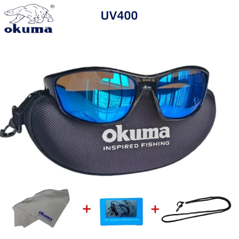 Okum fashion polarized glasses UV400, anti UV, glare, strong light, suitable for cycling, driving, fishing, etc