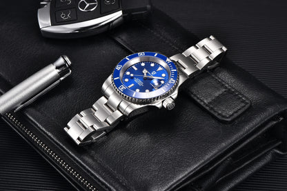 PAGANI DESIGN Fashion Men's Sports Automatic Mechanical Watch NH35 Stainless Steel Sapphire waterproof watch reloj hombre PD1661