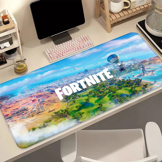 Gaming Mouse Pad F-Fortnite Anime Mousepad Deskmat Computer Accessories HD Desk Mat Mats Gamer Mause Office Offices Pc Desktop